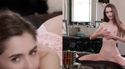 Lily Collins Nude Scene From Emily in