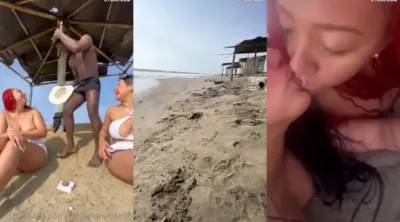 Luisa Espinoza and her friend fucking on