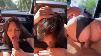Brenda Trindade Sex Tape In The Car