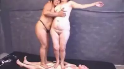 Trampling Threesome Mature Humiliation