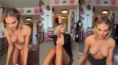 Kenzie Anne Nude Try On & Dildo