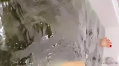 Amanda Cerny Nude on The Bath Onlyfans
