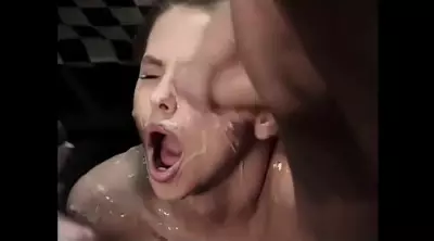 Harley Raine Covered In Spunk