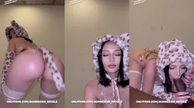 Auhneesh Nicole POV Cosplay Blowjob OnlyFans Video Leaked