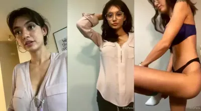 Amira Brie Nude Selfie Strip OnlyFans Video Leaked