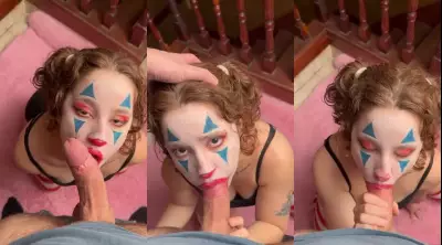 Brujita Roja Clown Girl Sucking Dick Gets Facial Video Leaked