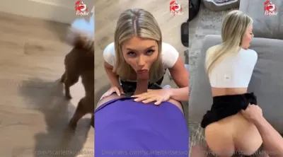 ScarlettKissesXO Sucks And Fucks FedEx Delivery Guy