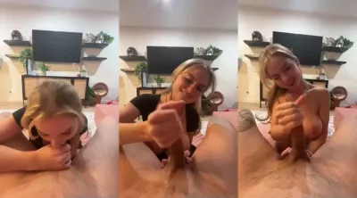 Brandy Renee POV Blowjob Titty Fuck Cumshot Video Leaked