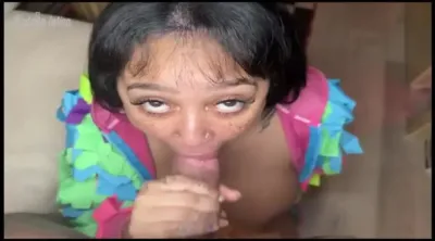 Emily Cheree Busty giving an amazing blowjob