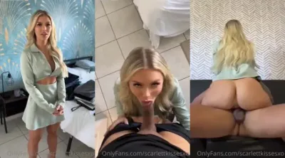 Scarlett fucking the property manager