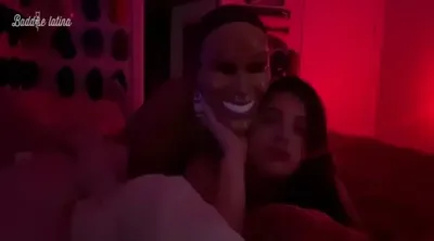 Arab Natural Busty is fucked by a masked man