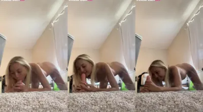 jasi bae Blowjob big Dildo on cam