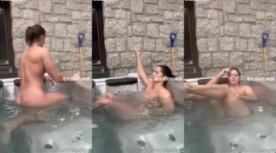 Vladislava Galagan Nude in bathtub Naked Video
