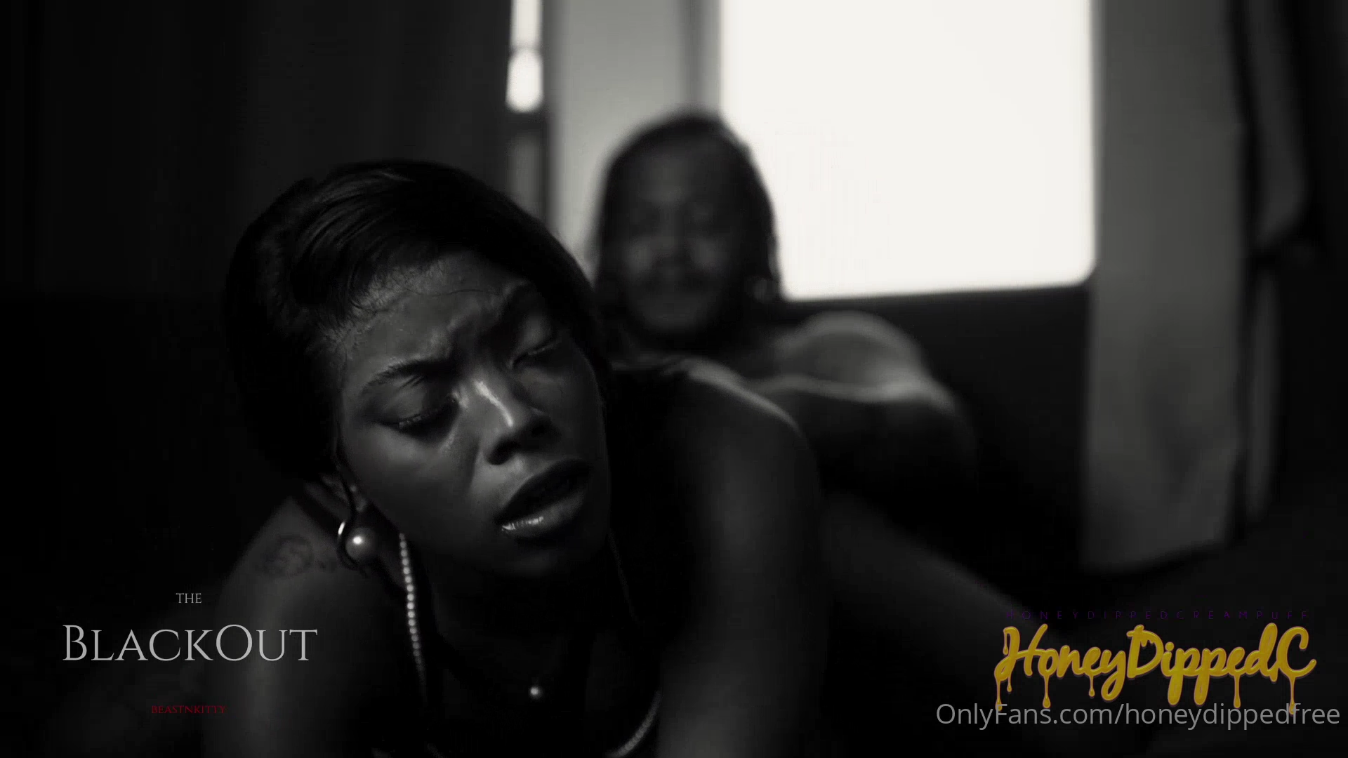 Blackout Ebony Seduces in Explicit Video
