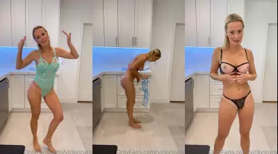 Vicky Stark Uncut Nude Try On Video Leaked