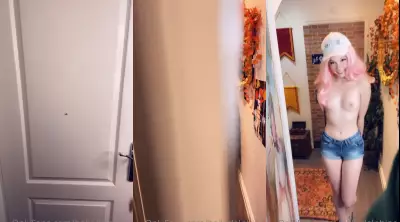 Belle Delphine Steaming Hot Naked Pizza Delivery Uncut OnlyFans Set Leaked