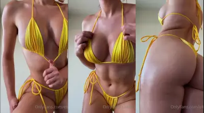 Elizabeth Zaks Thong Bikini Try-On Onlyfans Video Leaked