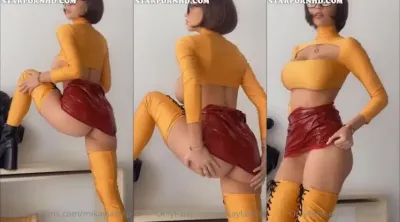 Mikayla Demaiter Nude Show PUSSY before mirror