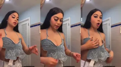 Jailyne Ojeda Revealing Nipples on Cam!!! New