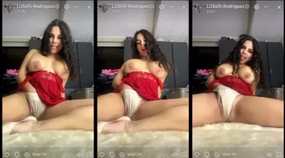 Lizbeth Rodriguez Masturbate Moaning Extreme Orgasm on