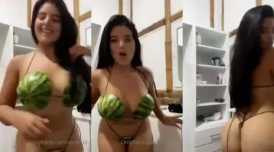Alejandra Quiroz Micro Bikini show Erotic body