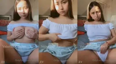 HOT TEEN Valeria Belen Masturbate before cam