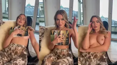 Elena Kamperi New Vid Naked Show Nipples