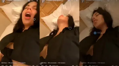 Lizbeth Rodriguez nice orgasm expression