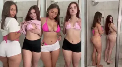 Sophieraiin And Ava Reyes Bikini Shower Video Leaked