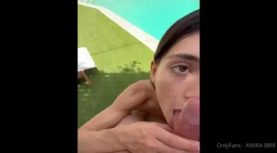 Amira Brie $45 Poolside BG Video Leaked