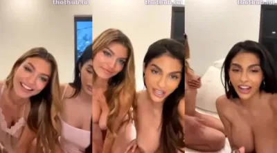 Hayley Maxfield And Amanda Trivizas Nude Oiled Livestream Leaked