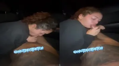 Dream Sucking BBC in the car leaked video