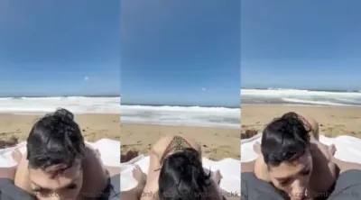 Amber Thickk Beach Sex
