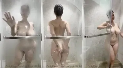 Mady Gio Big Boobs showering nude
