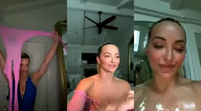 Lindsey Pelas 7th July Strip tease Livestream