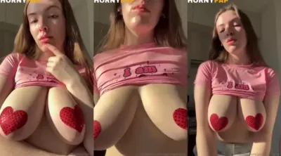 JazmineSinging Nipple Pasties Boobs Shaking PPV Onlfans