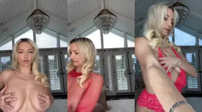 Lindsey Pelas Nude C-String Try On Onlyfans