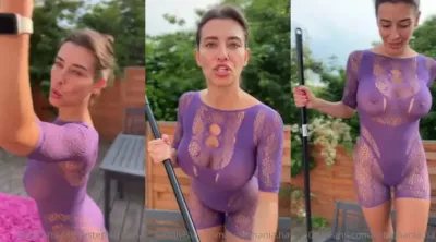 Estephania_ha Nude Sheer Bodysuits Cleaning Onlyfans Video
