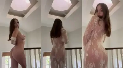 Sophie Mudd Nude Sheer Robe Video Leaked
