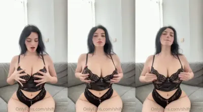 Shiftymine Sexy Black Lace Lingerie Video Leaked