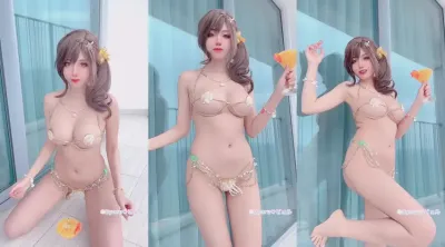 Byoru Sexy Bikini Misaki Seashell Cosplay P2