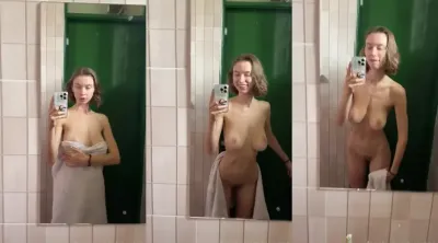 Yourina Nude Mirror Selfie Striptease PPV Video