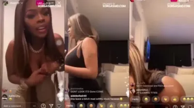 JT Thegirljt shows her boob live on