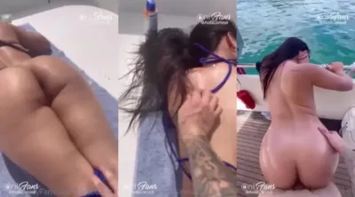 Me llevo a Aida Cortes en bote