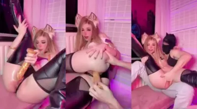 Belle Delphine Nude Ahri Cosplay Paid Video
