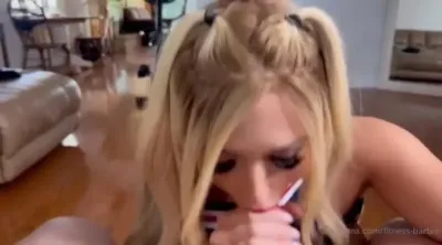 Sydney Elise Nude Cheerleader Blowjob Cum Video