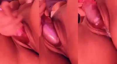 Alva Jay Closeup Dildo Masturbation Till Creampie