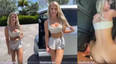 Scarlettkissesxo Fucking Stranger In Car Video Leaked [video]