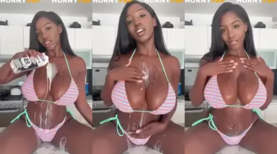 Ellie The Empress Drink Some Milk From