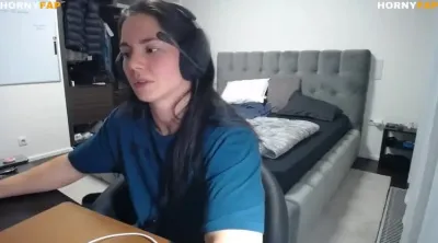 Vladislava Galagan Sexy Outfit Try On Livestream